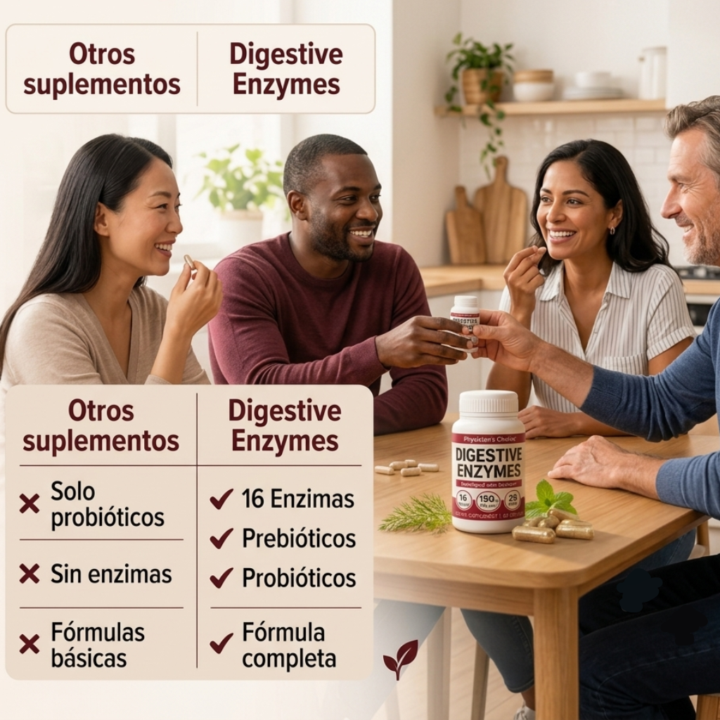 ENZYME DIGESTIVES - Bienestar Digestivo