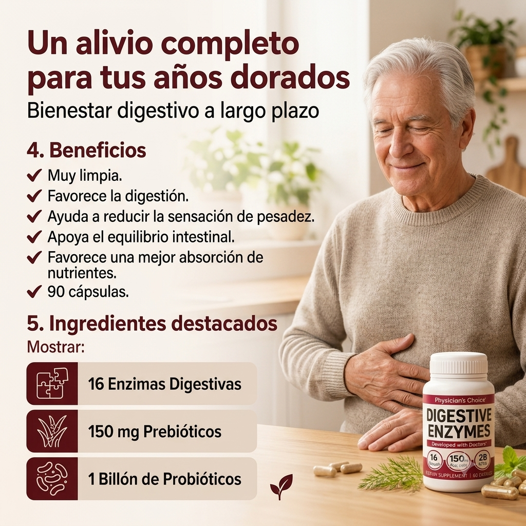 ENZYME DIGESTIVES - Bienestar Digestivo